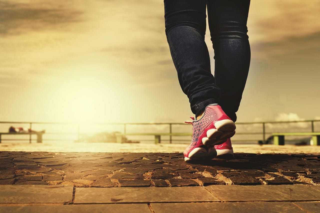 A gentle pace is enough.